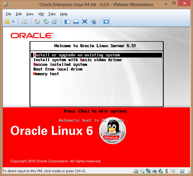 17 - Welcome to Oracle Linux Server 6.5!